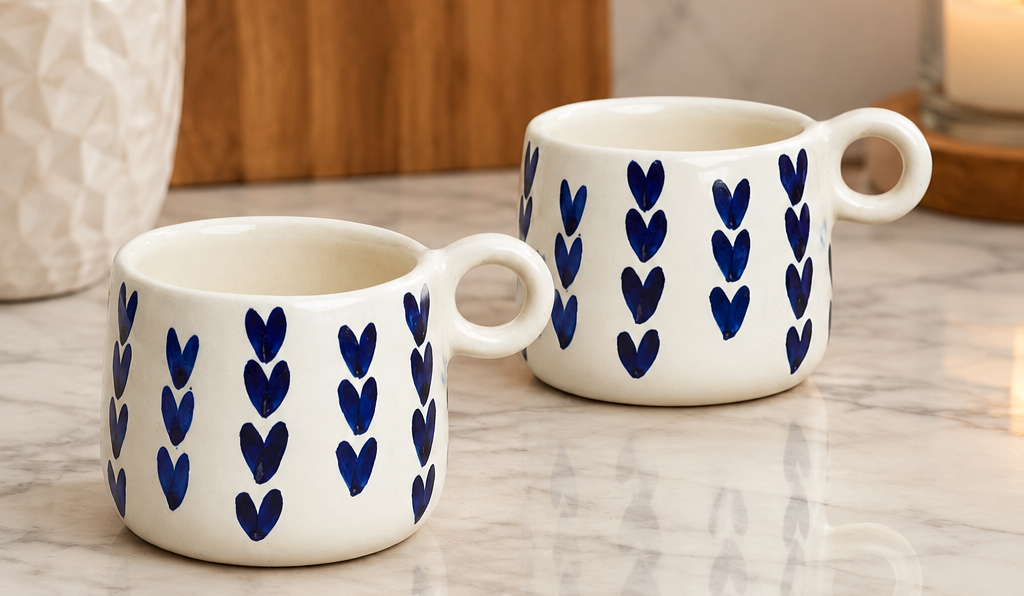 Stoneware Hand Painted