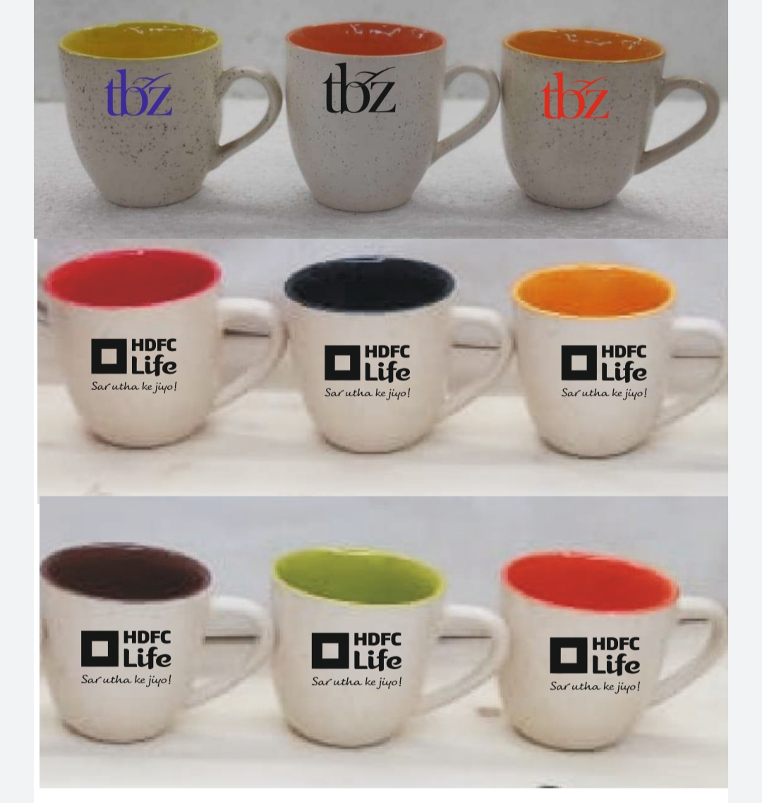 Ceramic Tea n Coffee  Logo Cups