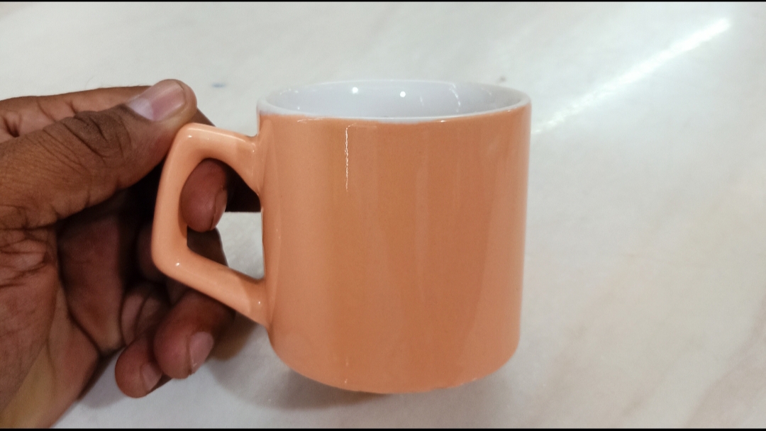 Ceramic Orange Cup