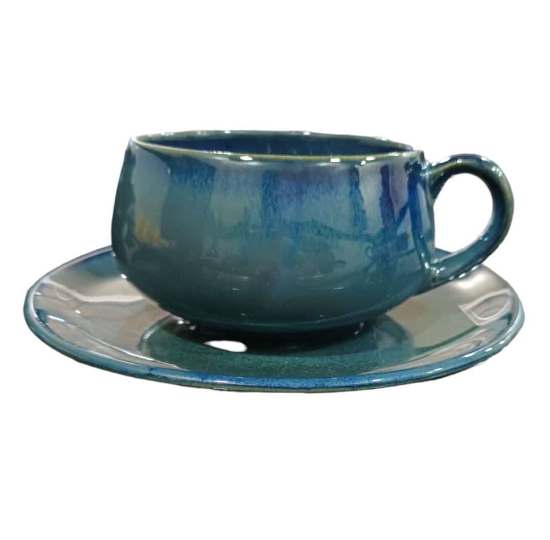 Ceramic Restaurant Cup n Sauccer